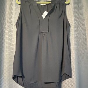 Gray Sleeveless Top